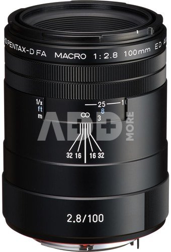 PENTAX HD D-FA 100MM MACRO F/2.8 ED AW BLACK
