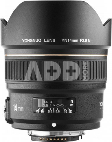 Yongnuo YN 14 mm f / 2.8 lens for Nikon F