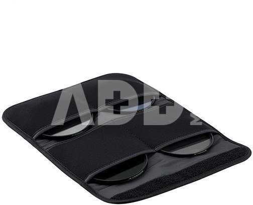 JJC FP K4L Grey Filter Pouch holds 4 filters up to 82mm