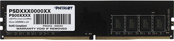 Patriot Memory Signature PSD48G32002 atminties modulis 8 GB 1 x 8 GB DDR4 3200 MHz