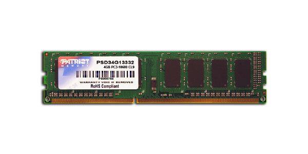 Atmintis PATRIOT DDR3 4GB 1333MHz