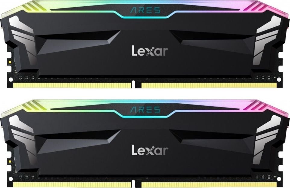 Memory Lexar Ares RGB, DDR4, 16 GB, 3600MHz, CL18 (LD4BU008G-R3600GDLA)