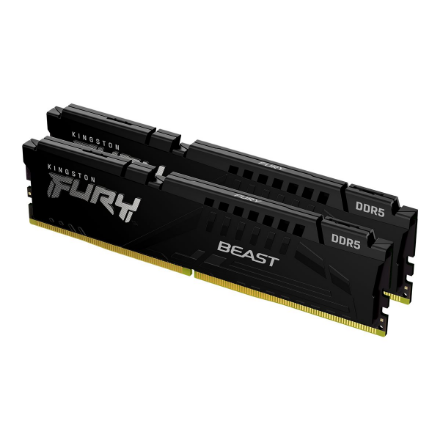 Atmintis Kingston KF560C30BBEK2-16 16GB 6000MT/s DDR5 CL30 DIMM (Kit of 2) FURY Beast Black EXPO  K