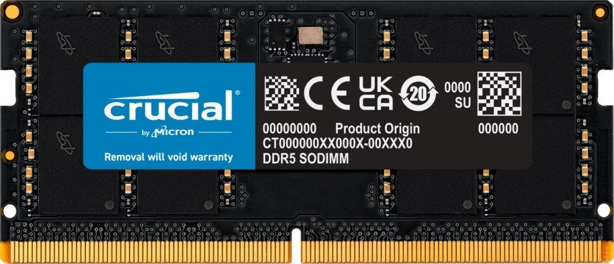 Laptop memory Crucial Notebook memory DDR5 SODIMM 32GB/5600 CL46 (16Gbit)