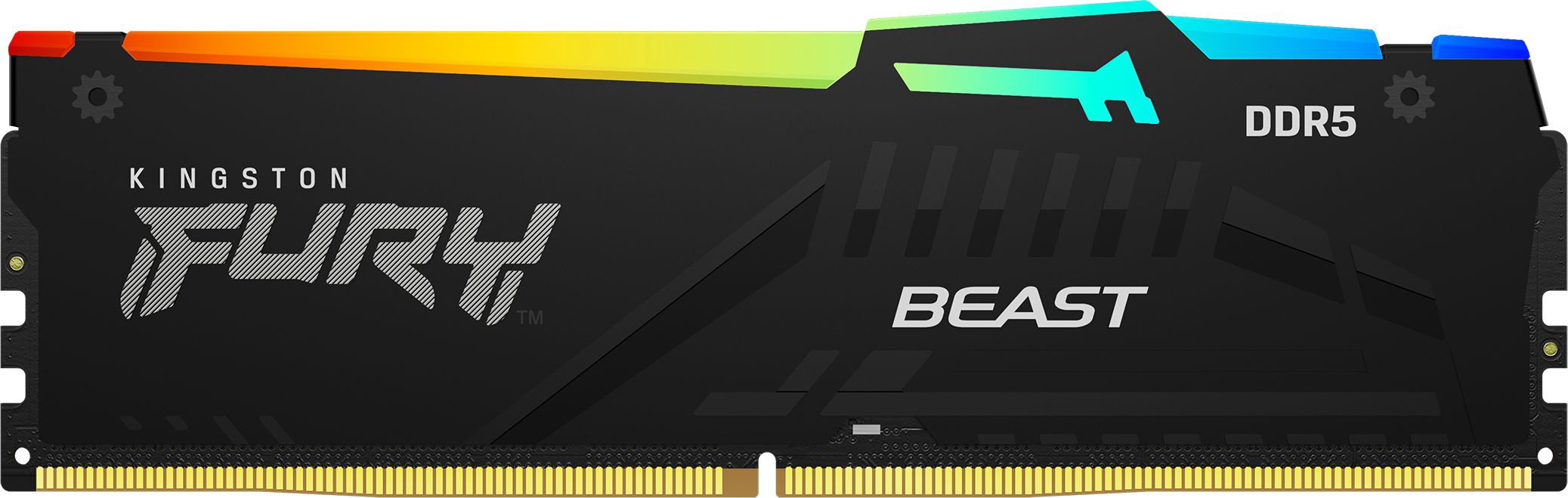 Memory Kingston Fury Beast RGB, DDR5, 32 GB, 5200MHz, CL40 (KF552C40BBA-32)