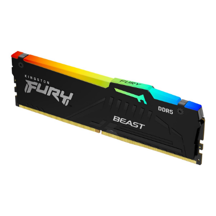 Atmintis Kingston KF568C34BBEA-16 16GB 6800MT/s DDR5 CL34 DIMM FURY Beast Black RGB EXPO  Kingston