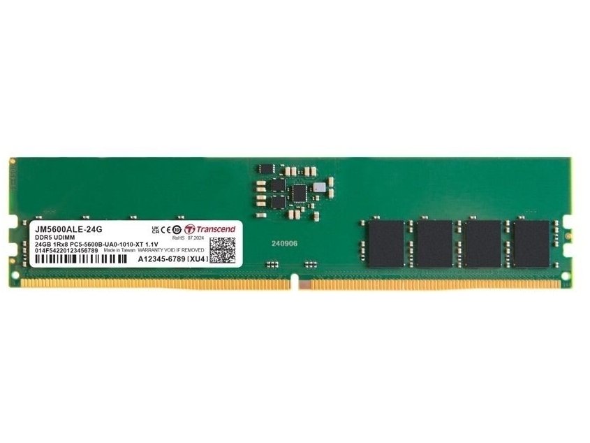 TRANSCEND 24GB JM DDR5 5600 U-DIMM 1Rx8