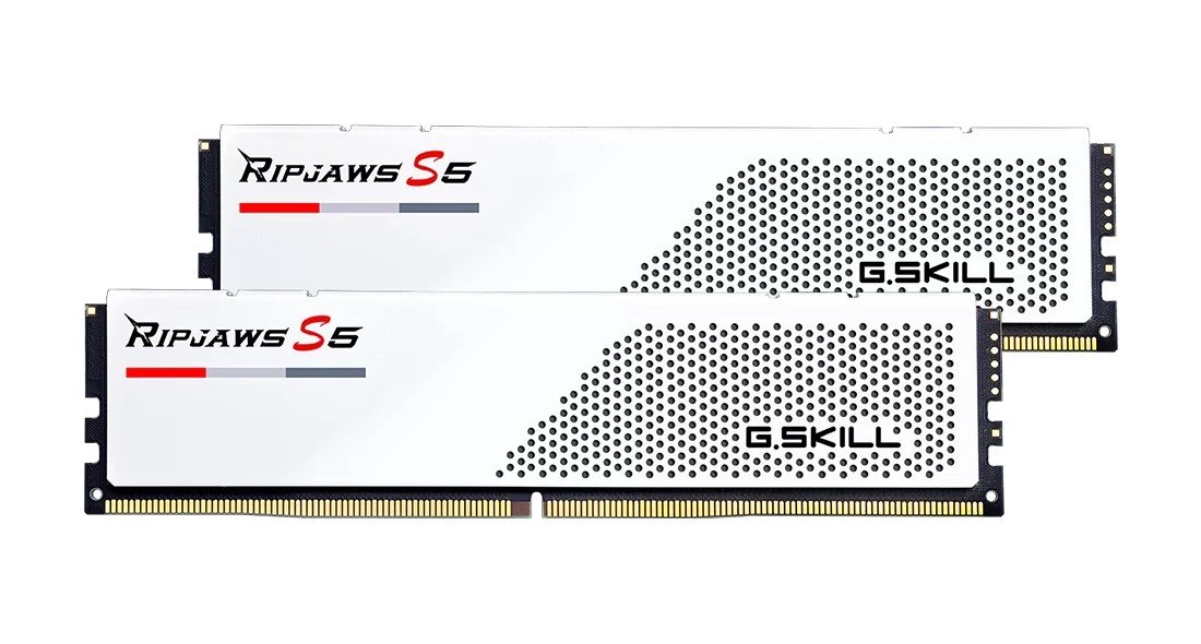 G.Skill Ripjaws S5 F5-5200J4040A48GX2-RS5W atminties modulis 96 GB 2 x 48 GB DDR5 5200 MHz