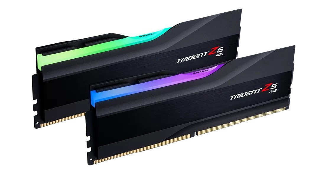 Atmintis G.Skill Trident Z5 RGB DDR5-7200 CL34-45-45-115 1.40V, 32GB (2x16GB), Intel XMP, Black  G.