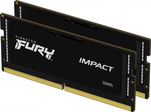 Kingston Fury Impact Laptop Memory, SODIMM, DDR5, 64GB, 5600MHz, CL40 (KF556S40IBK2-64)