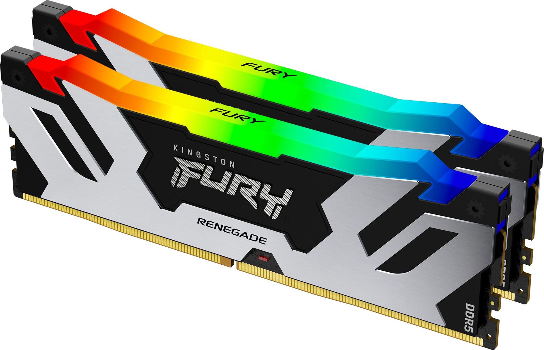 Memory Kingston Fury Renegade RGB, DDR5, 32 GB, 6400MHz, CL32 (KF564C32RSAK2-32)