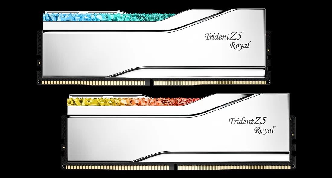 G.SKILL Trident Z5 Royal RGB DDR5 2x48GB 6400MHz CL32 XMP3 Silver