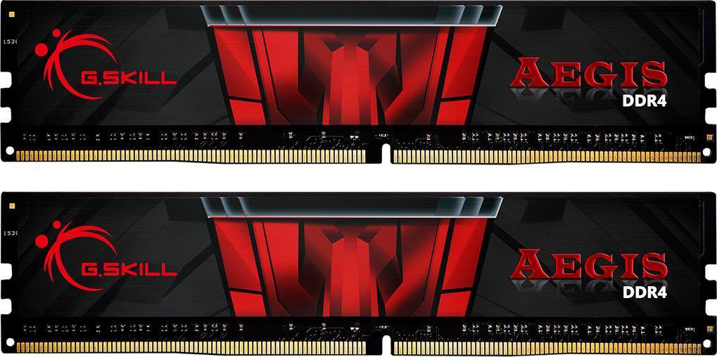 Memory G.Skill Aegis, DDR4, 32 GB, 3000MHz, CL16 (F4-3000C16D-32GISB)