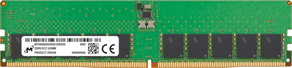 Micron MTC20C2085S1EC56BR atminties modulis 32 GB 1 x 32 GB DDR5 5600 MHz ECC