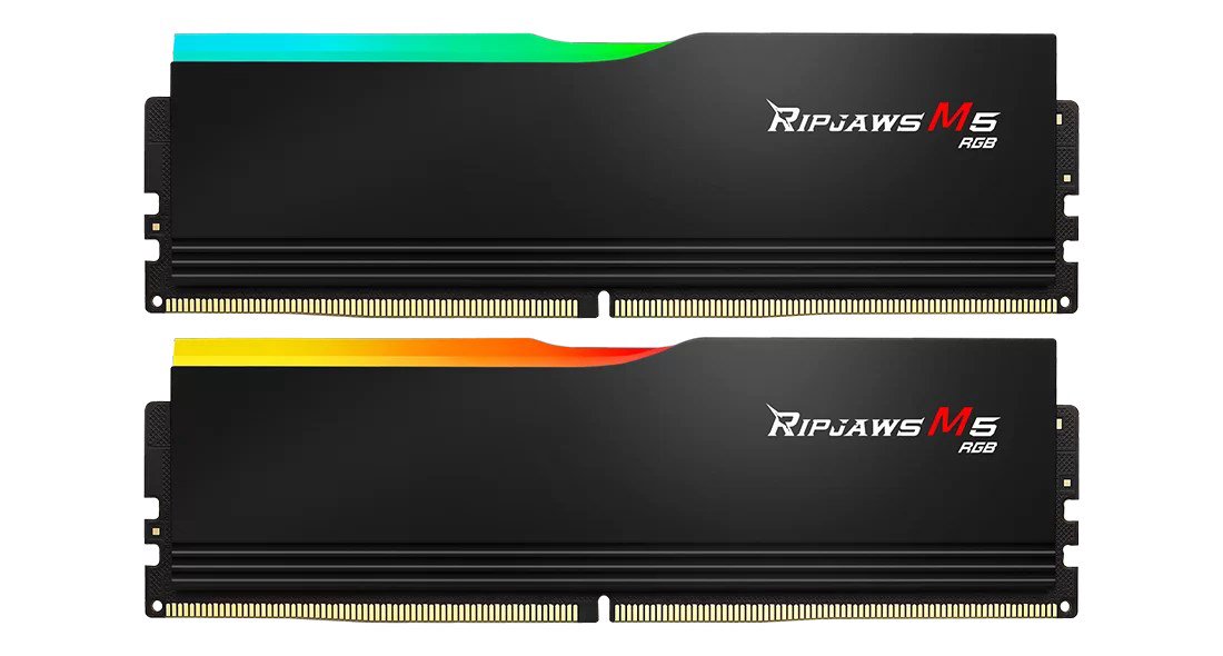 G.Skill Ripjaws M5 RGB F5-5200J4040A16GX2-RM5RK atminties modulis 32 GB 2 x 16 GB DDR5 5200 MHz