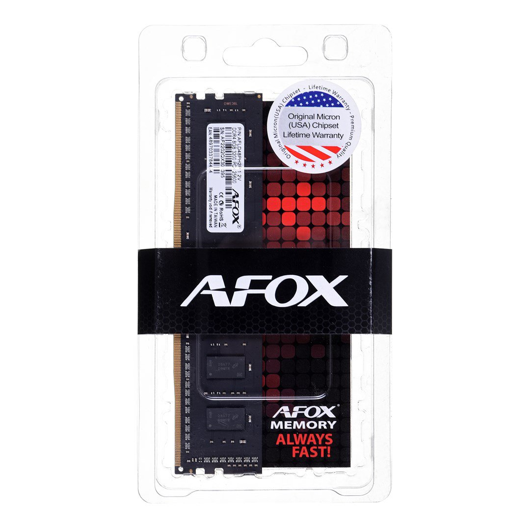 Atminties modulis AFOX DDR4 16GB 2400MHZ (AFLD416EH1P)