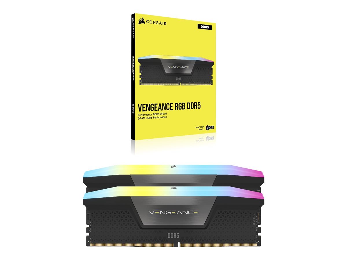 Atmintis CORSAIR VENGEANCE RGB 32GB 2x16GB DDR5 6000MT/s