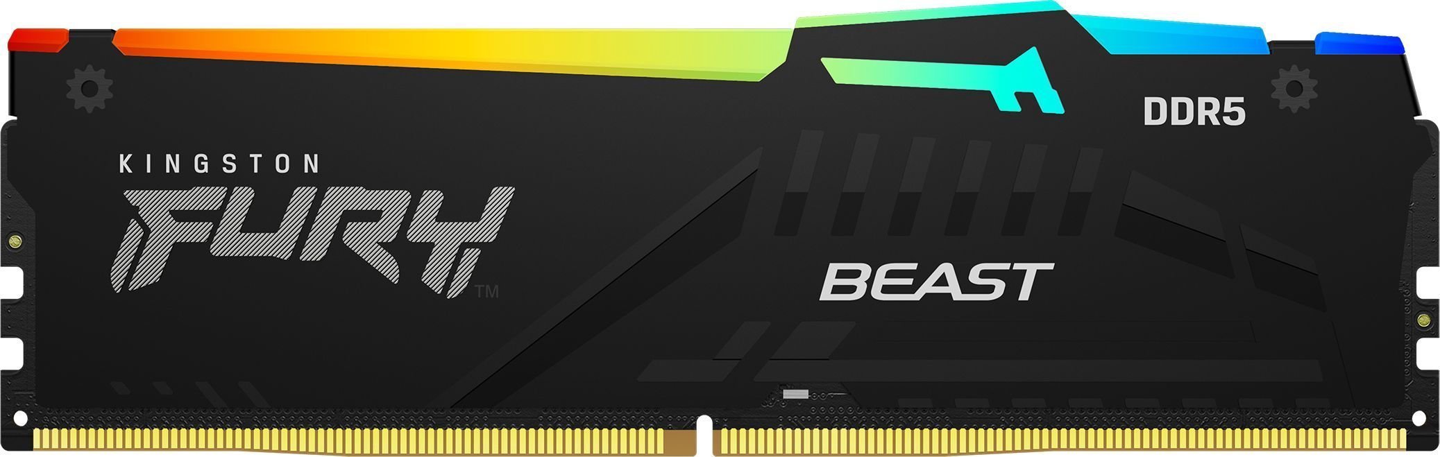 Memory Kingston Fury Beast RGB, DDR5, 32 GB, 6000MHz, CL40 (KF560C40BBA-32)