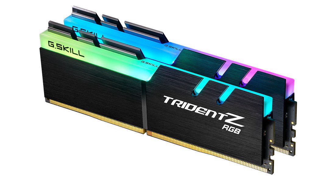 G.Skill Trident Z RGB F4-3200C14D-64GTZR atminties modulis 64 GB 2 x 32 GB DDR4 3200 MHz