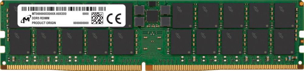 Server Memory ModuleMICRONDDR564GBRDIMM/ECC5600 MHzCL 461.1 VMTC40F2046S1RC56BR