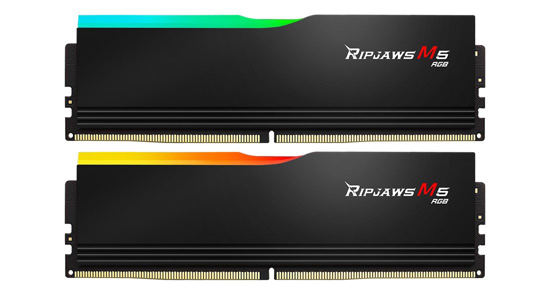 G.Skill Ripjaws M5 RGB F5-5200J4040A32GX2-RM5RK atminties modulis 64 GB 2 x 32 GB DDR5 5200 MHz