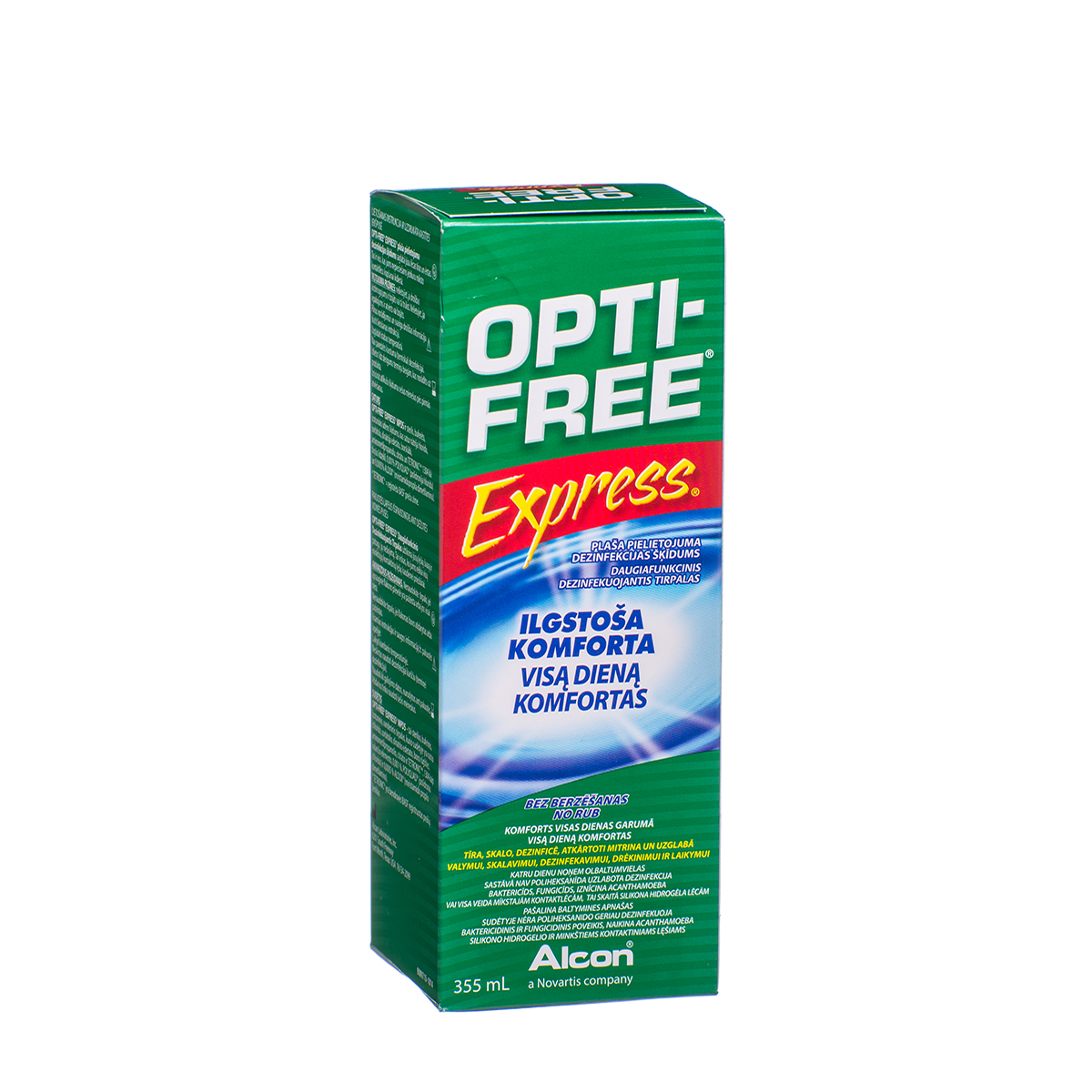 OPTI FREE EXPRESS, kontaktinių lęšių skystis, 355 ml