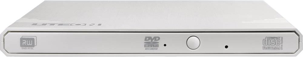 Liteon external DVD/CD writer Ext 8x USB, white (EBAU108)