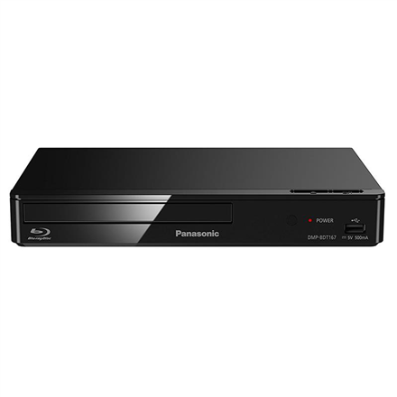 Optinis įrenginys Panasonic Blu-ray Disc Player DMP-BDT167EG Xvid, MKV, MP4, FLAC, MP3, AAC, ALAC, D