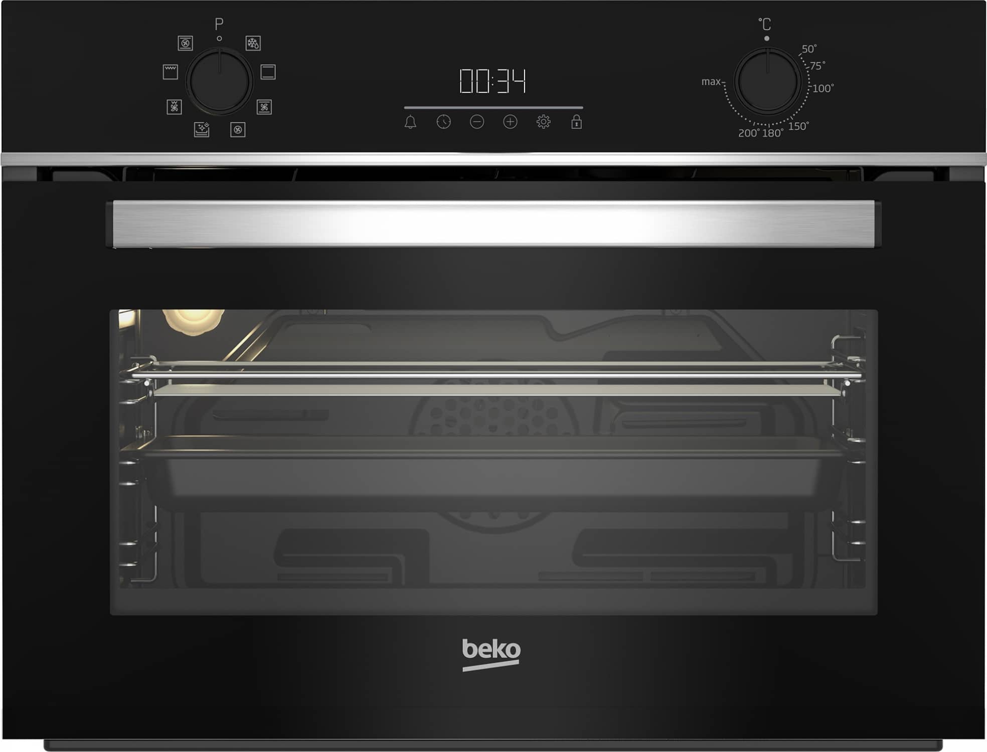 Beko, 48 L, nerūdijančio plieno - Įmontuojama orkaitė BBCM13300X