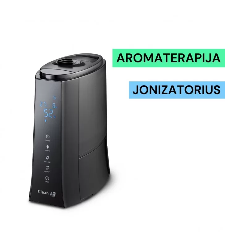 Ultragarsinis oro drėkintuvas Clean Air CA-603 : Drėgmės išgarinimas (ml/h) - 120-300, Galia (W) - 38, Išmatavimai (mm) - 335x150x285, Patalpų plotas (m |m ) - 45|100, sPavadinimas - CleanAir CA-603, Vandens bako talpa (l) - 5