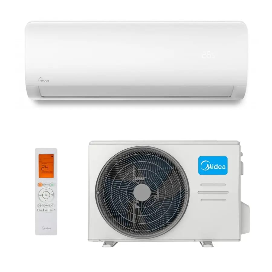 Šilumos siurblys Midea XTREME HEAT MSAGBU-12HRFN8-QRD1GW(GA) + MOX201-12HFN8-QRD6GW 3,5/4,29 kW