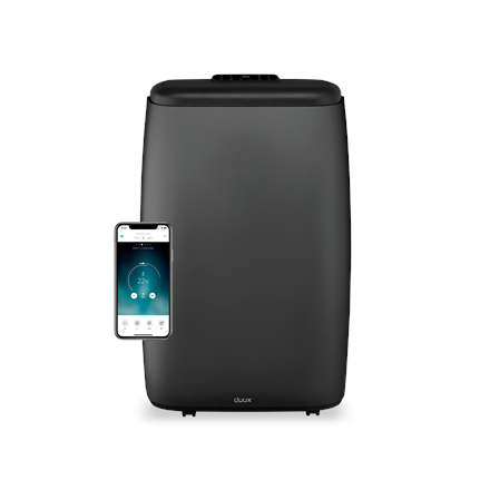 Oro kondicionierius Duux  Smart Mobile Air Conditioner  North  Number of speeds 3  Grey