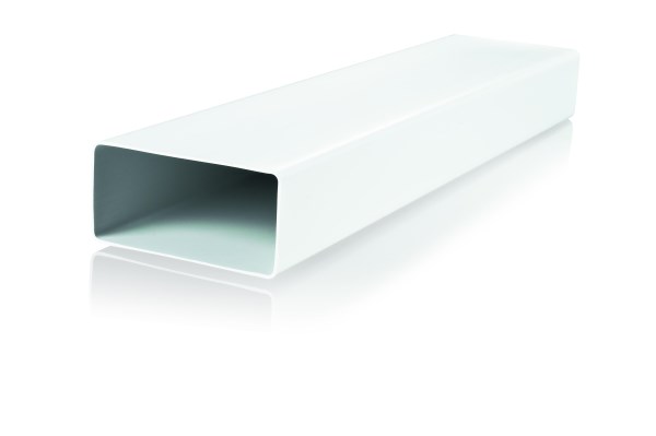 Ortakis plastikinis plokščias Vents 110  x 55 mm 1,5 m