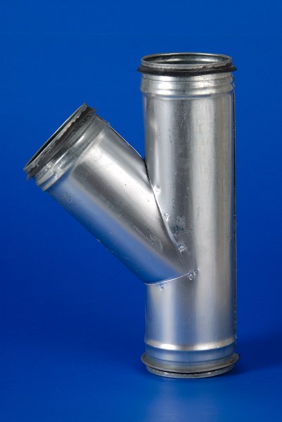 Trišakis ortakių sujungimui 100 / 100 mm 45° su tarpine Europlast