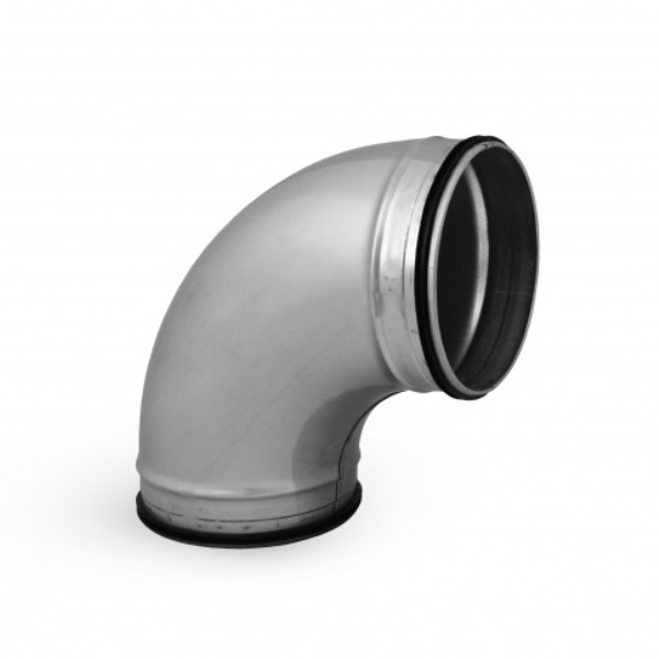 Alkūnė ortakio plieninė Alnor Ø 125 mm 90° BPL12590