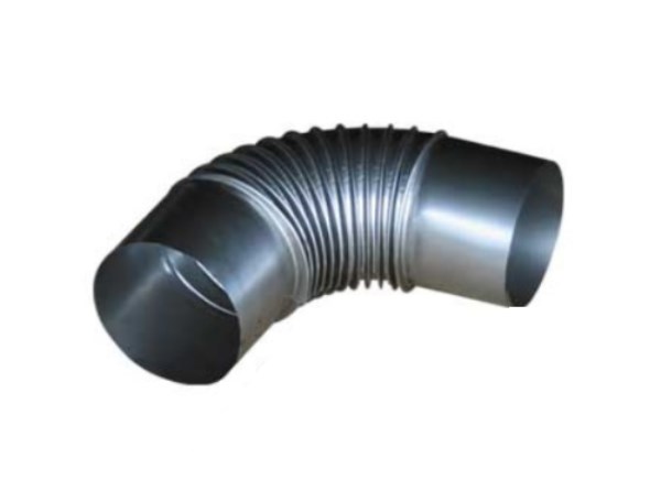 Alkūnė dūmtraukio plieninė Ø 120 mm 90° METAK12