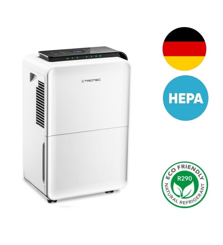 Kondensacinis oro sausintuvas Trotec TTK 99 HEPA : Kondensato talpa - 4 l, Maks. oro srautas - 170 m /h, Sausintuvo matmenys (mm) - 250 x 370 x 585, Sausintuvo svoris (kg) - 17, sPavadinimas - Trotec TTK 99 HEPA, Sugeriamas drėgmės kiekis - iki 31l/24h, Tinkamas patalpoms - iki 90 m / 230 m