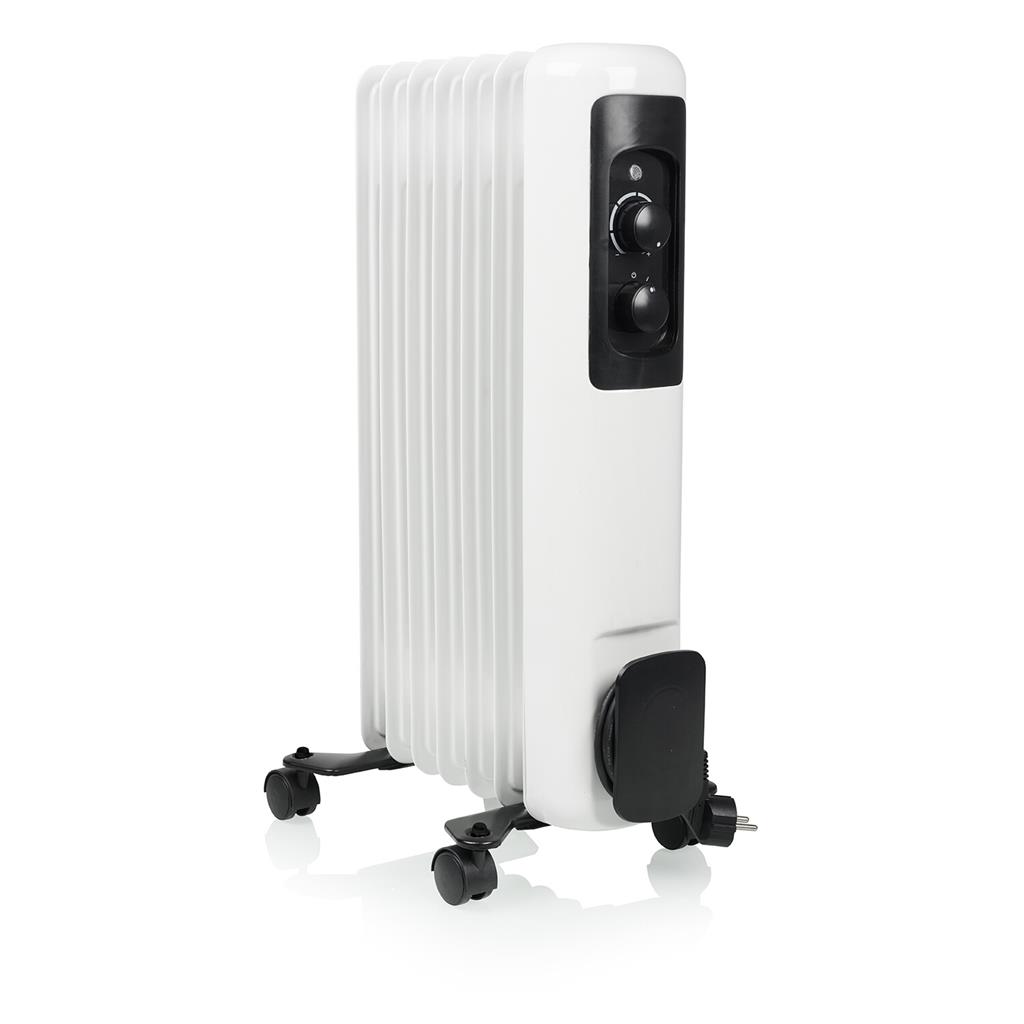Tepalinis radiatorius Tristar KA-5179 Oil filled radiator, 2000 W, Number of power levels 3, skirtas patalpoms iki 25 m², skirtas patalpoms iki 60 m³, White