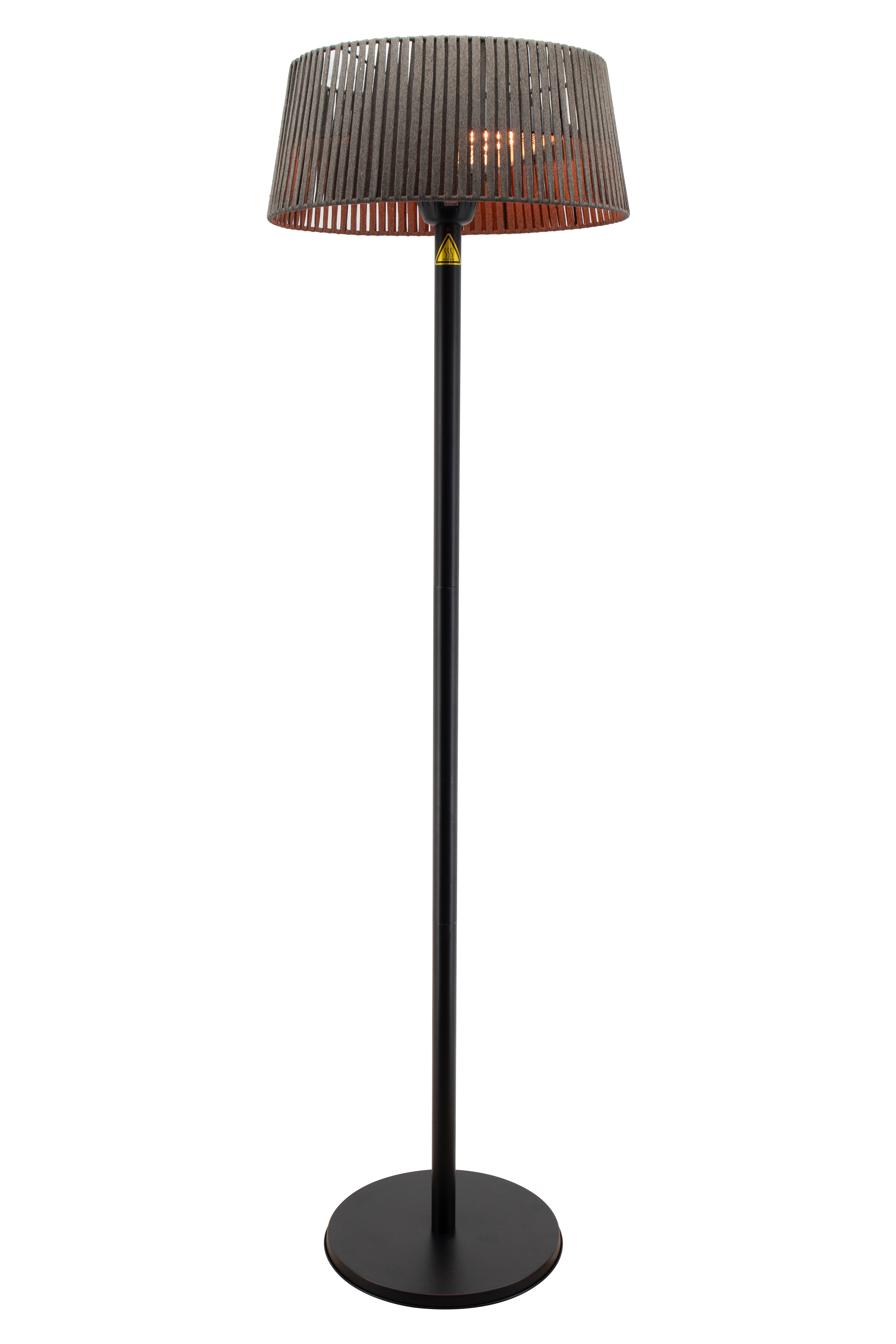Lauko šildytuvas TunaBone TB1821SH-01, dvigubos skaidrios halogeninės šildymo lempos, 2100 W, juodas