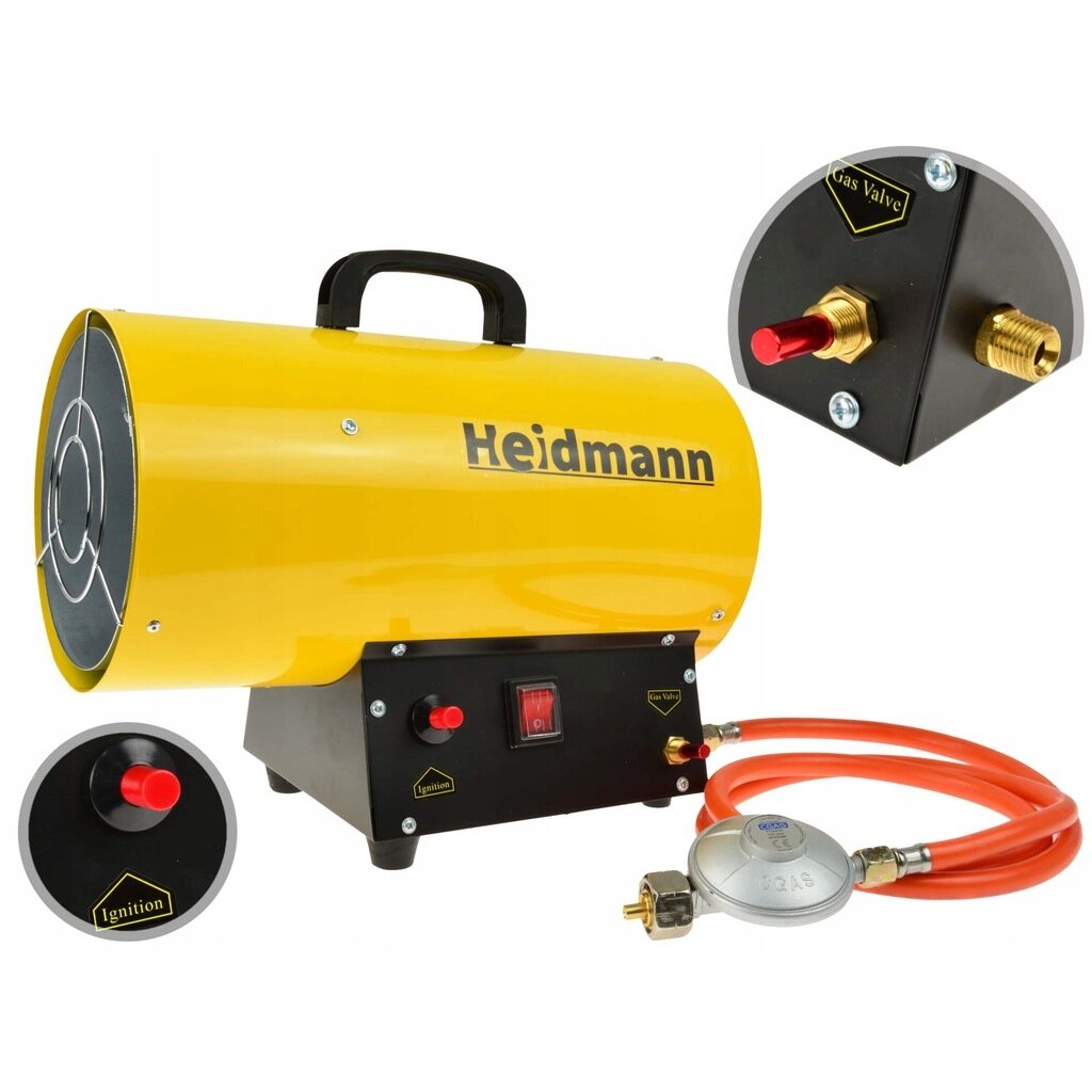 DUJINIS ŠILDYTUVAS SU REDUKTORIUMI 20KW HEIDMANN