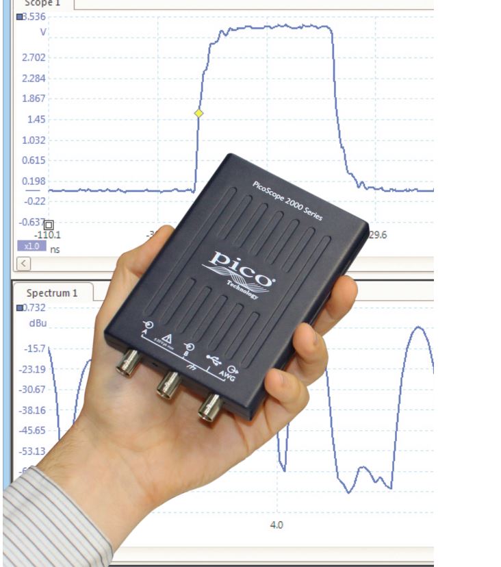 Osciloskopas PicoScope 2205A 2 kanalai; 25MHz, Pico Technology