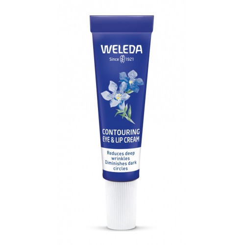 Weleda Blue Gentian & Edelweiss Contouring Eye & Lip Cream Stangrinamasis paakių ir lūpų kremas, 10ml