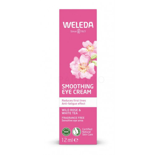 Weleda Wild Rose & White Tea Smoothing Eye Cream Paakių kremas, 12ml