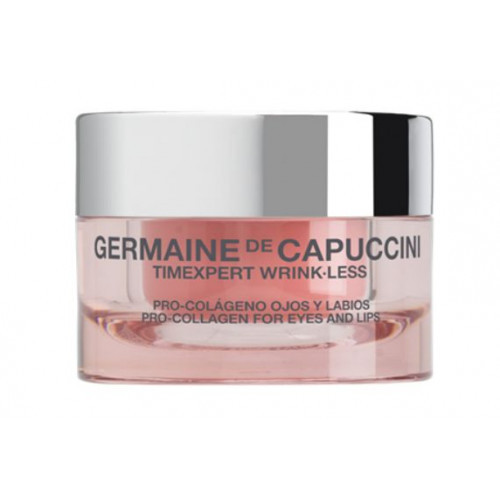 Germaine de Capuccini Timexpert Wrink·Less Pro-Collagen For Eyes and Lips Kremas paakiams ir lūpoms su pro - kolagenu, 15ml
