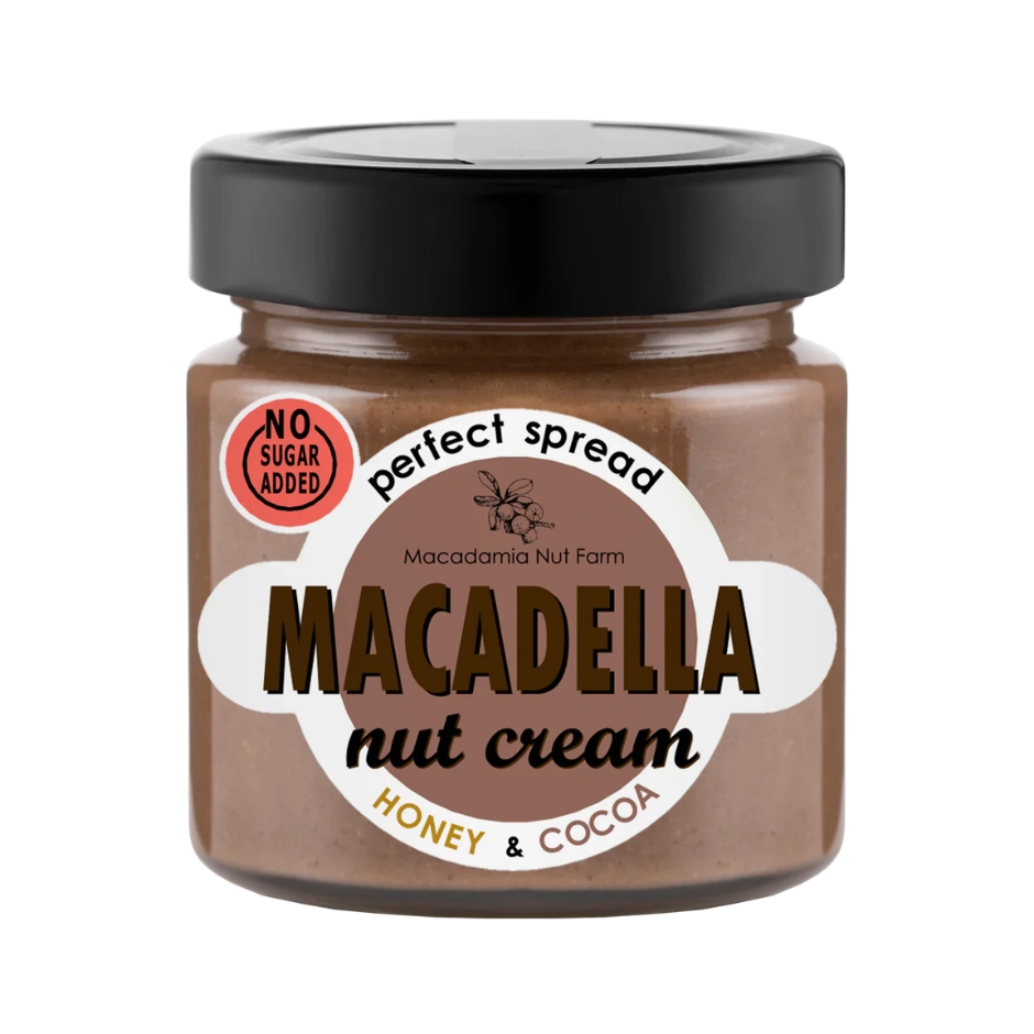 Makadamijos riešutų kremas MACADELLA | Macadamia Nut Farm (180 g)