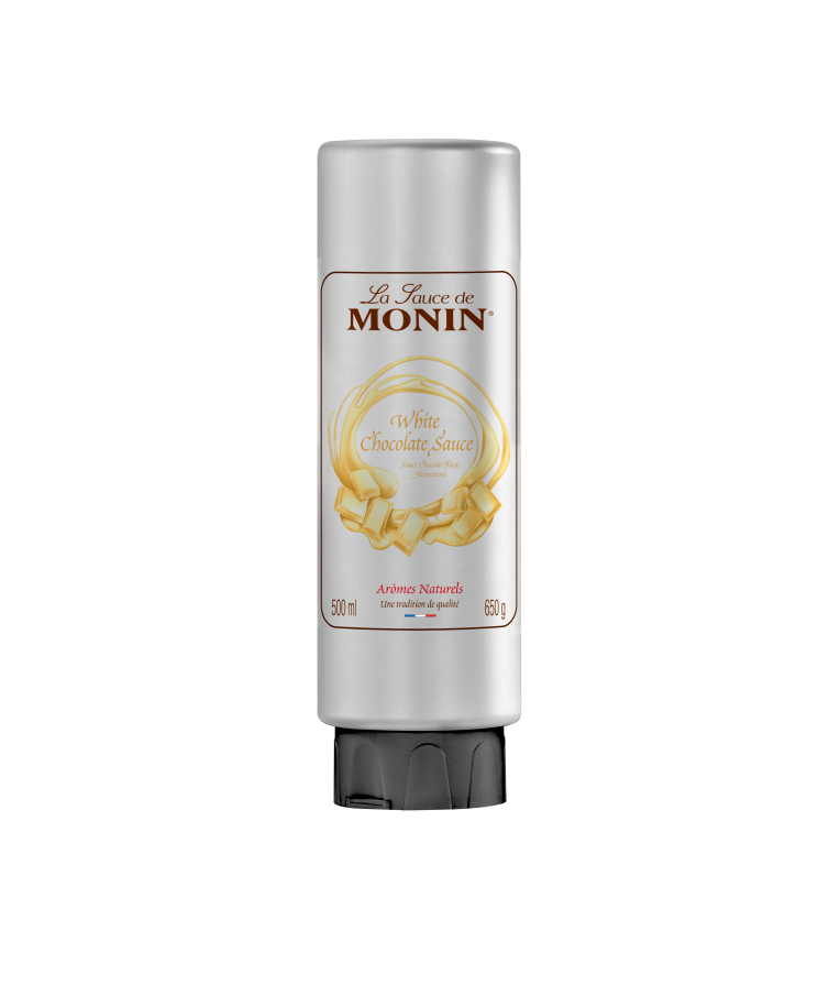 MONIN baltojo šokolado padažas 500ml