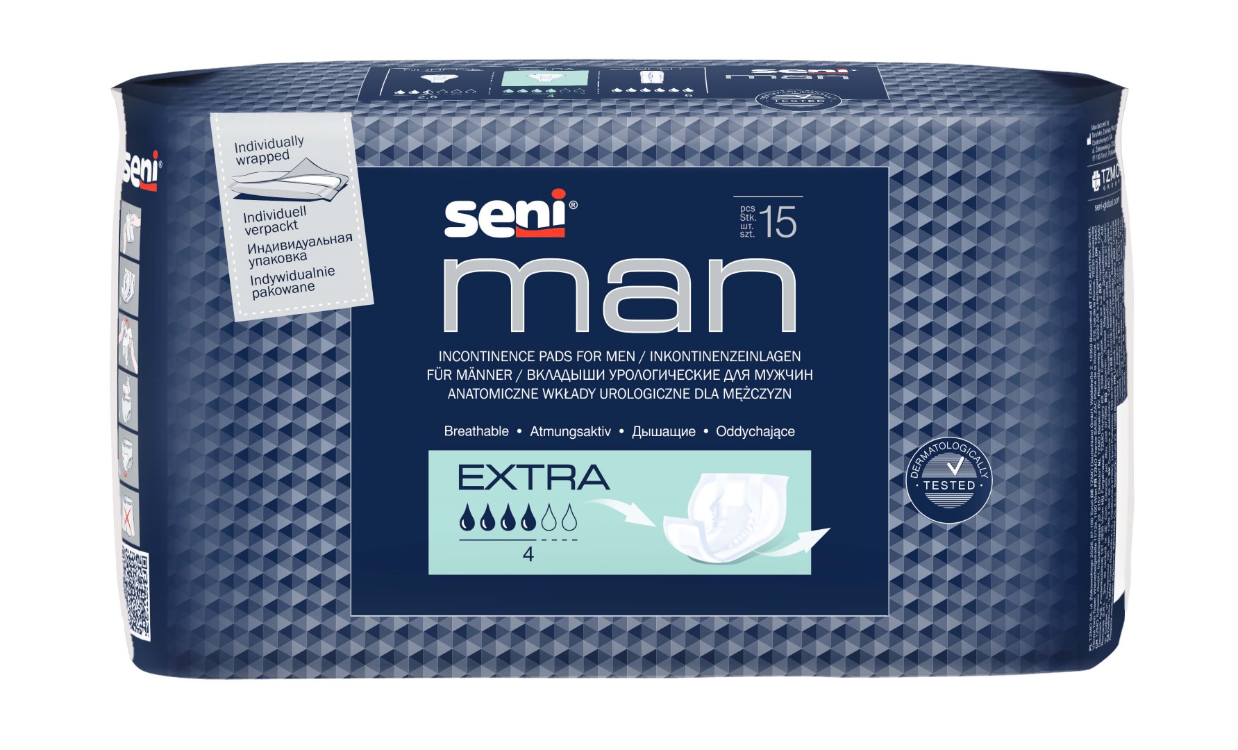 SENI Man Extra įklotai, 15vnt.