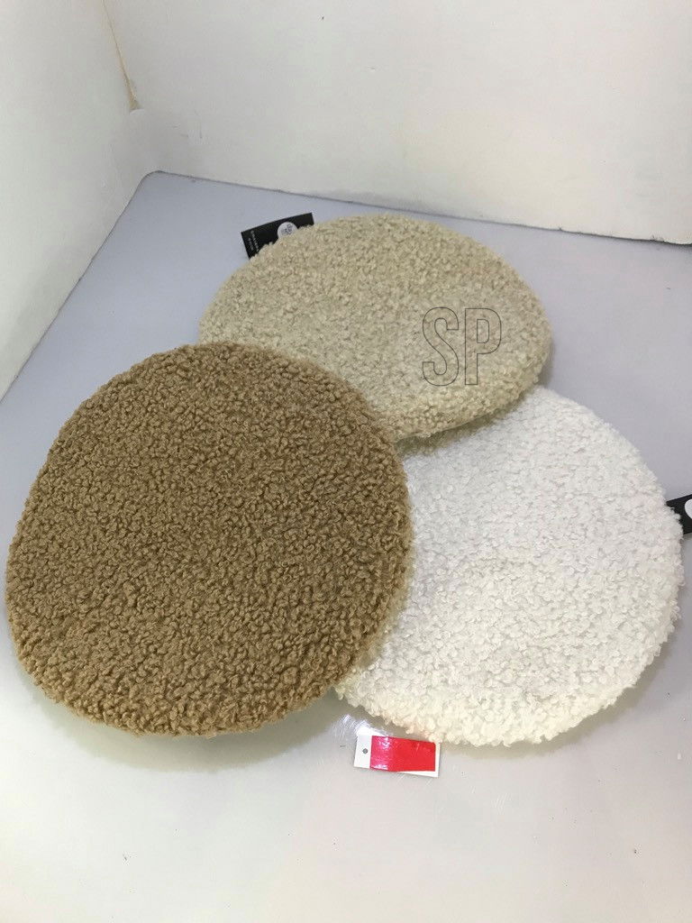 Kėdės paklotėlis, Ø 35 cm, 3 - jų spalvų, 100 % poliesteris