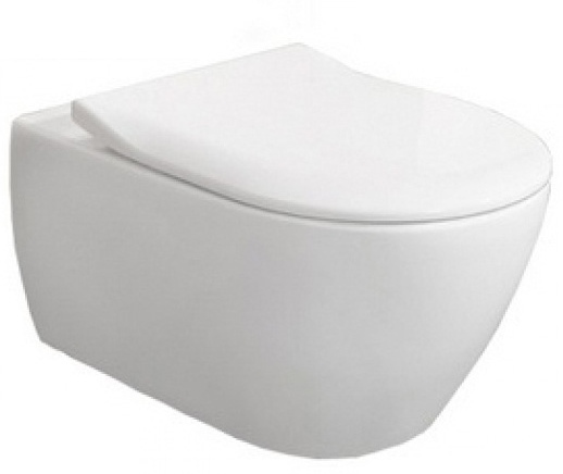 Villeroy & Boch Subway 2.0 pakabinamas Direct Flush WC su lėtai užsidarančiu dangčiu 5614R201