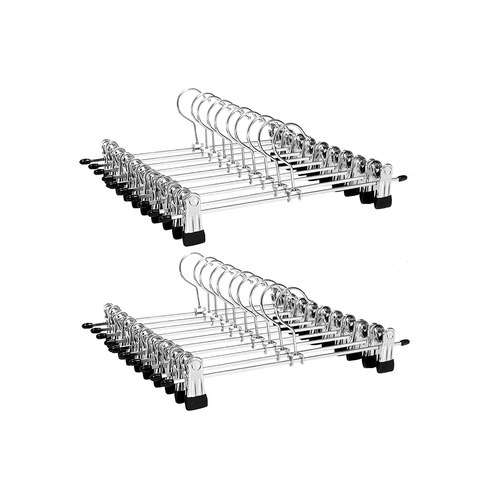 Metalinės pakabos kelnėms 20 vnt 31cm ilgio